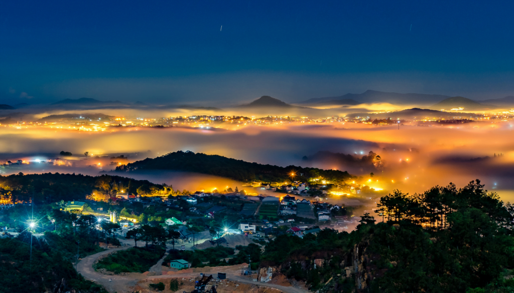 Da Lat in the night