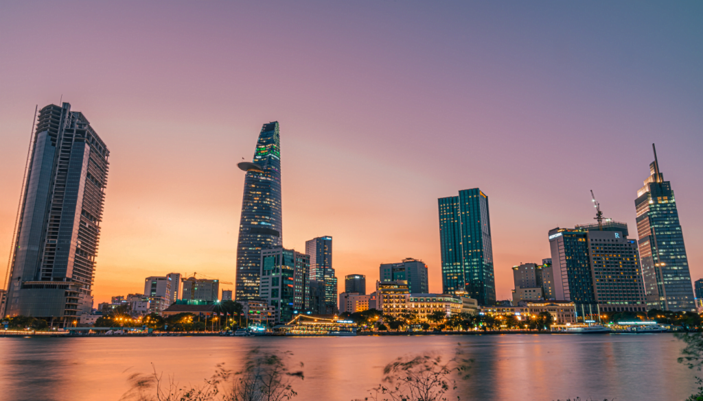 Ho Chi Minh city landscape