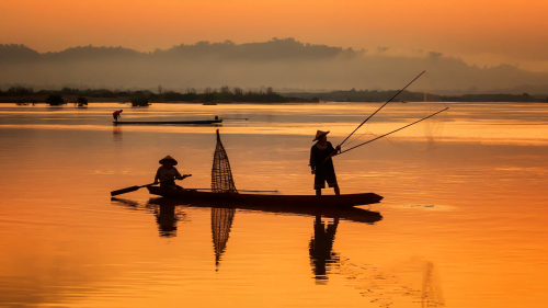 Luang Prabang fishing activity
