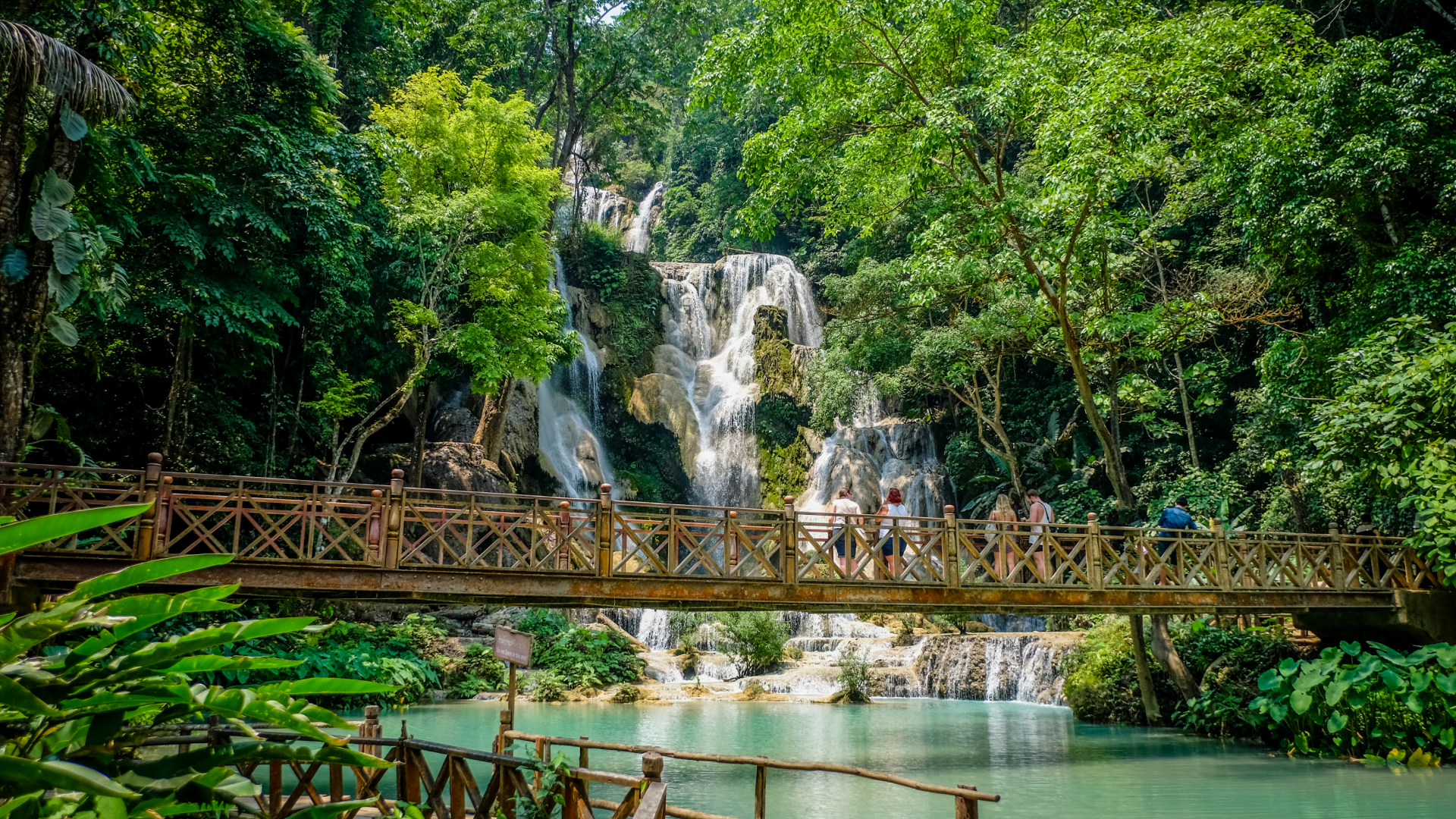 Luang Prabang Kuangsi waterfall