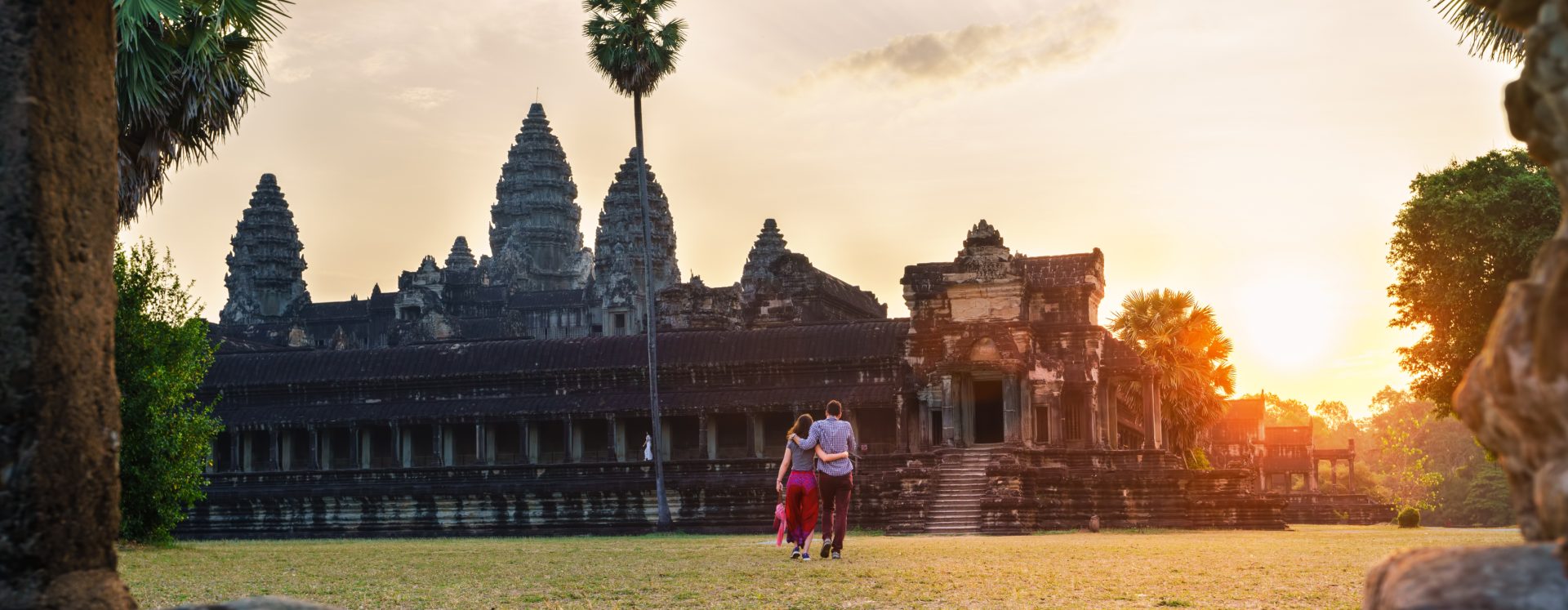 Siem Reap couple in Angkor Wat
